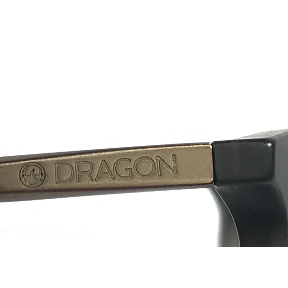 Dragon Eyeglasses Frames ZIGGY LL ION 022 Matte Dark Gray Square 55-20-145